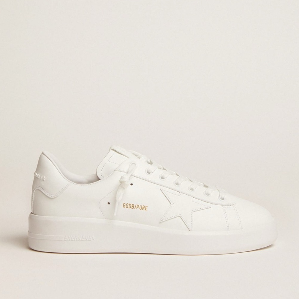 Golden Goose Pure White Sneakers
